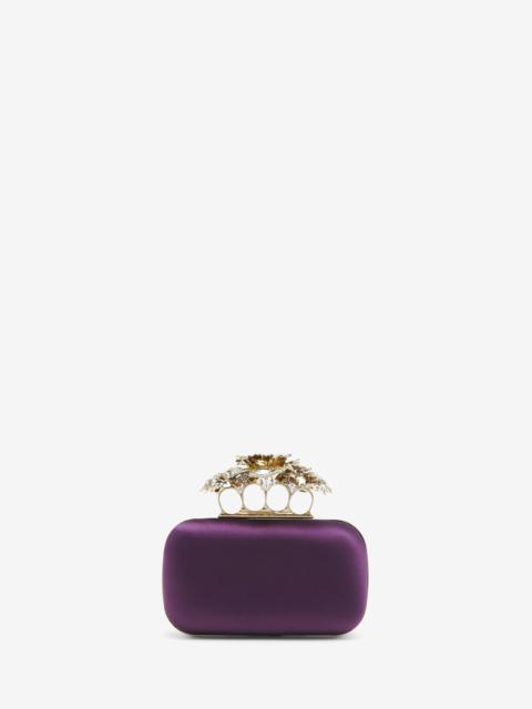 Alexander McQueen Carnation Knuckle Clutch