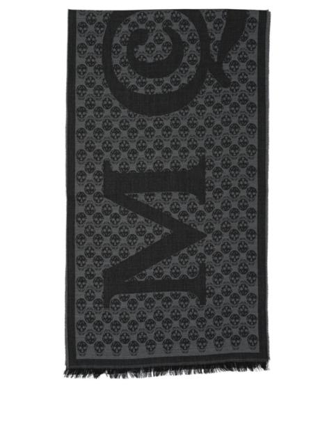 Alexander McQueen Alexander McQueen SCARF MULTI LOGO 35X190