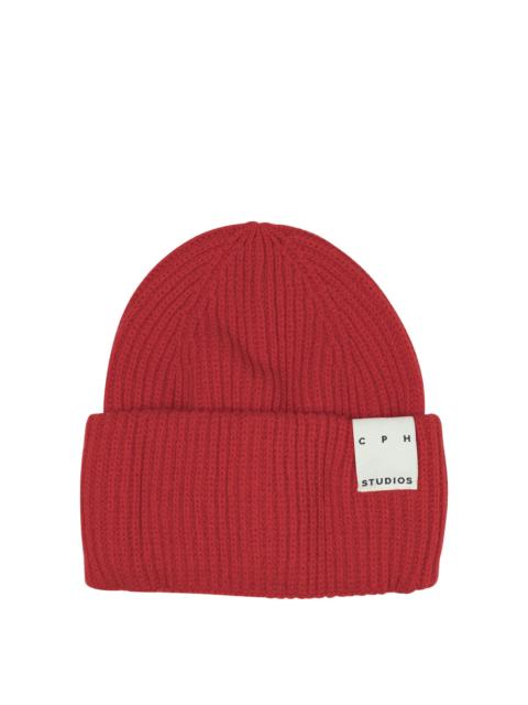 Other Designers Copenhagen Wool Blend Beanie Red Women
