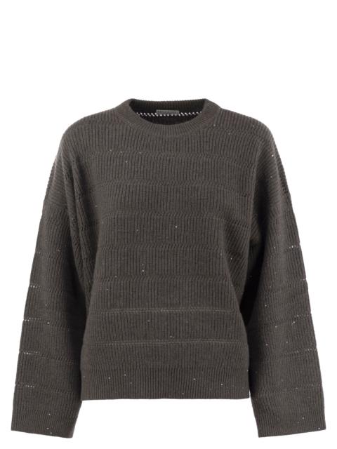 Brunello Cucinelli Brunello Cucinelli Women Cashmere And Wool Crew-Neck Sweater