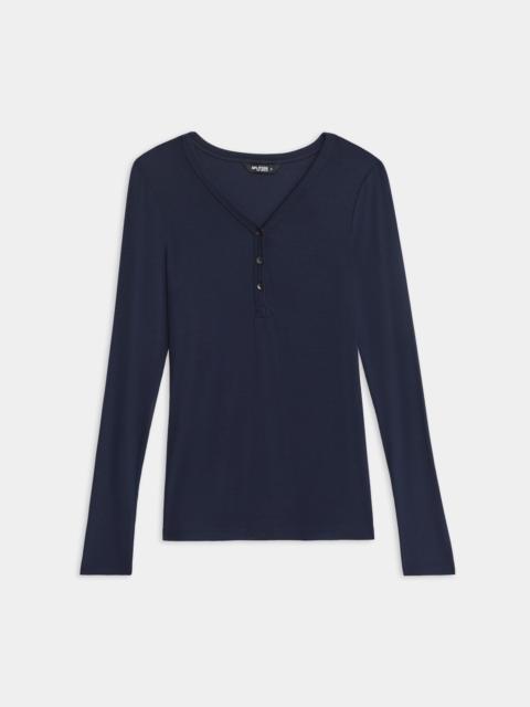 SPLITS59 Louise Rib Henley