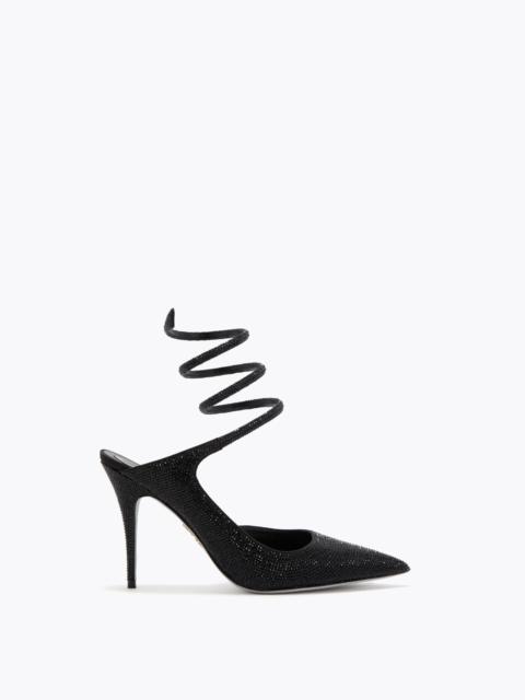 RENE CAOVILLA CLEO BLACK PUMP 100