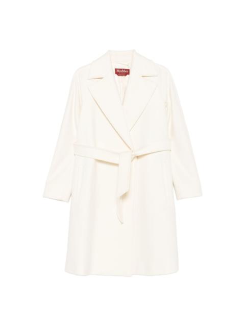 Max Mara belted wrap coat