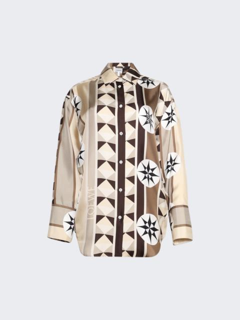 Loewe Paula's Ibiza Silk Shirt Beige