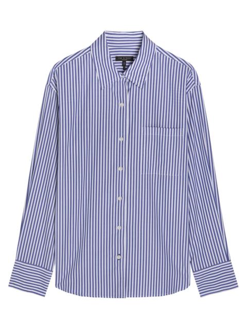 rag & bone Rag & Bone Connie Striped Cotton-poplin Shirt