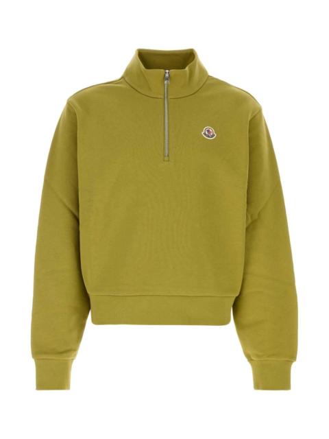 Moncler Moncler Men Pistachio Green Cotton Sweatshirt