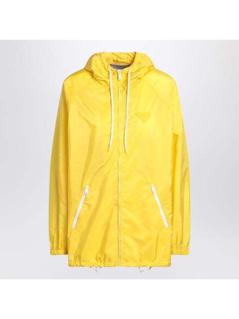 Prada Prada Yellow Raincoat In Lightweight Re-Nylon Women