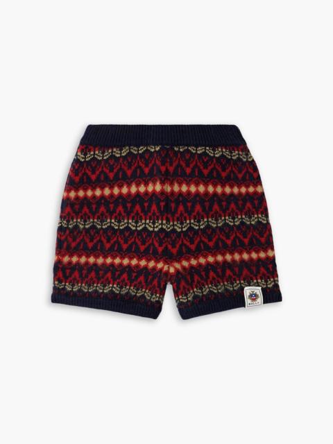 Other Designers Fair Isle intarsia-knit merino wool shorts