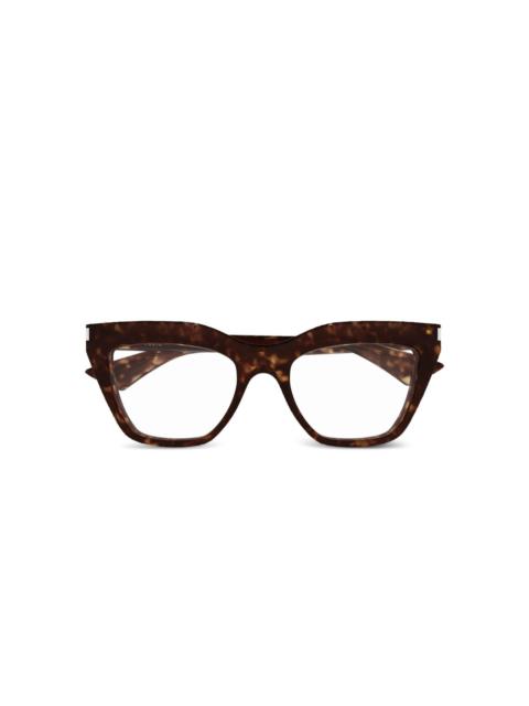 square-frame glasses