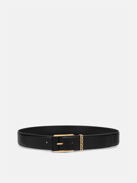 VERSACE Greca Leather Belt 4 cm