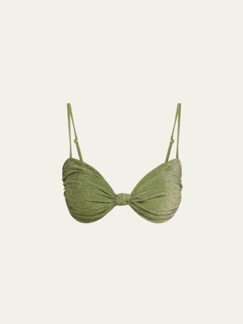 Johanna Ortiz Shimmering Heliconia Bikini Top