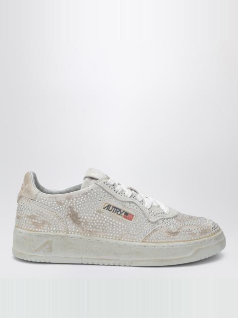 AUTRY Sneaker Medalist Crystals in white