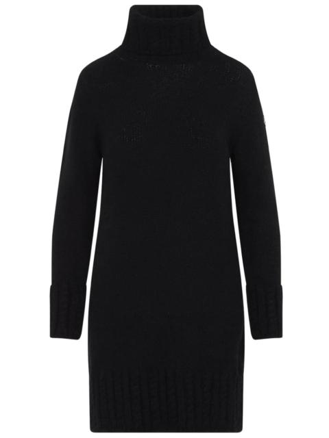 Moncler Moncler Women Abito A Collo Alto In Maglia Di Misto Alpaca