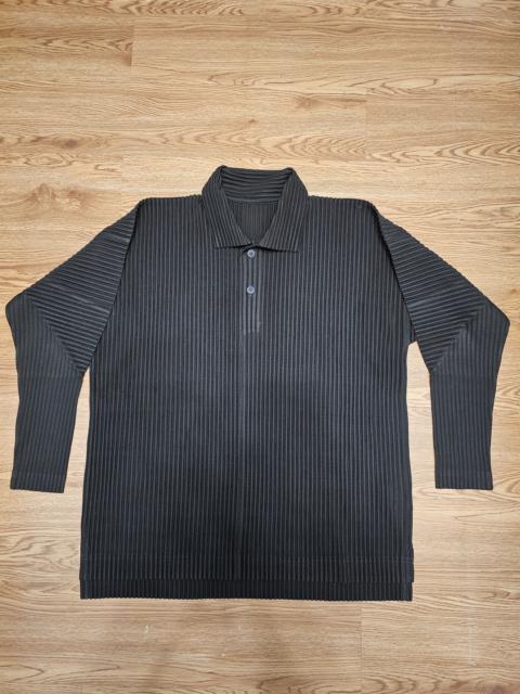 ISSEY MIYAKE Homme Plisse Issey Miyake Quarter Button Shirts