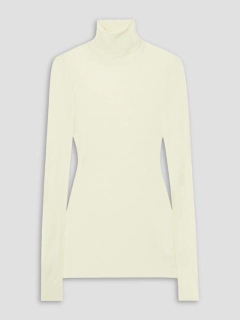 AMI Paris Ribbed jersey turtleneck top