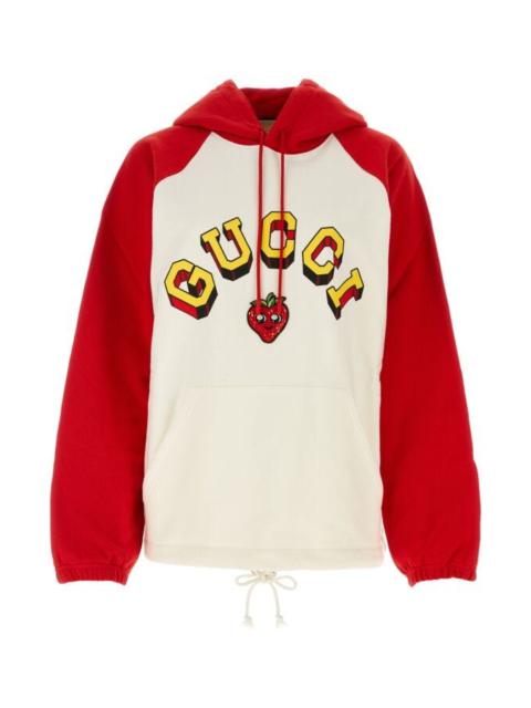 GUCCI Gucci Women White Cotton Oversize Sweatshirt