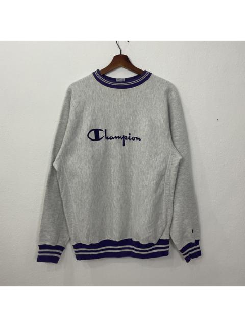 Other Designers Vintage Champion Reverse Weave Embroidery Logo Sweatshirt