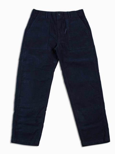 Engineered Garments Fatigue Pant Dark Navy Cotton Moleskin
