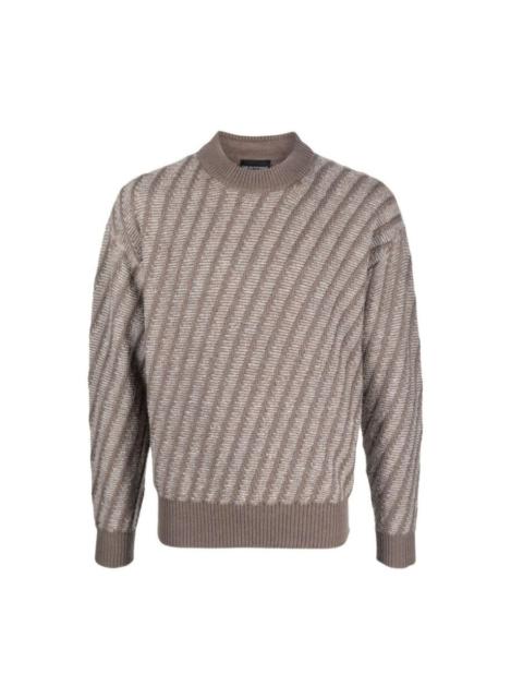 Emporio Armani Crew-Neck Jacquard Sweater