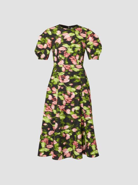 Erdem SHORT SLEEVE MIDI DRESS