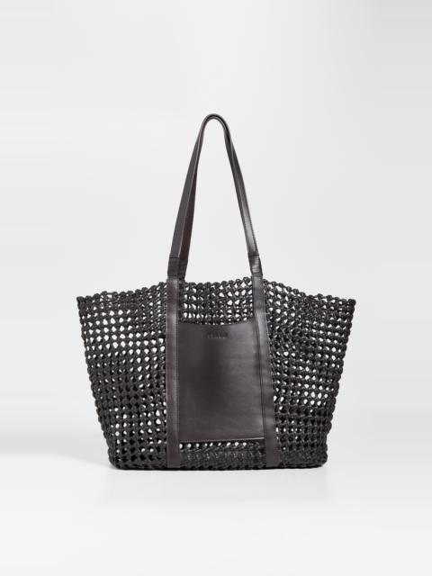 STAUD Getaway Hand Knotted Tote Bag