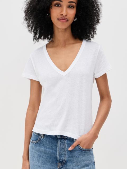 LESET Laura V Neck Tee