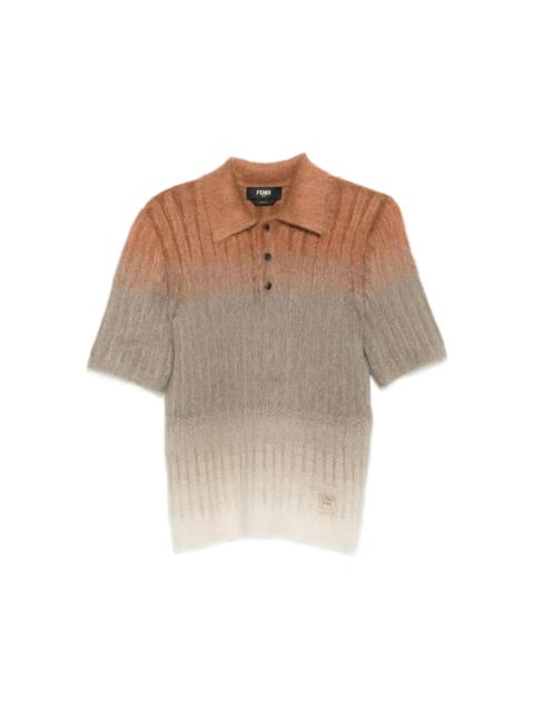FENDI Fendi Men Polo With Mohair Finish