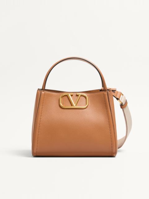 Valentino VALENTINO GARAVANI ALLTIME MEDIUM HANDBAG IN GRAINY CALFSKIN