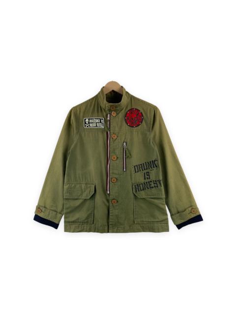 Other Designers Band Tees - Anti Devil Rockers (Faded Green) Japanese brands Punk Jacket