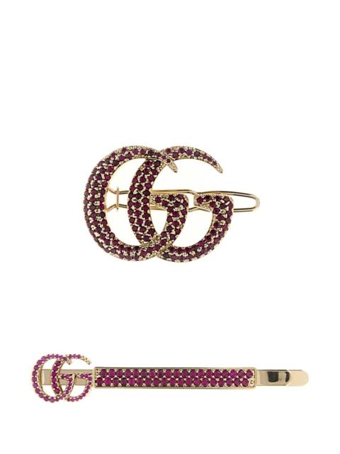 GUCCI Gucci Women Platinum Metal Hair Clips Set