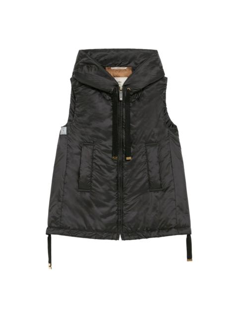 Max Mara hooded quilted gilet