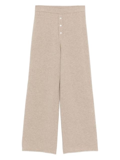 GUEST IN RESIDENCE cashmere straight-leg trousers