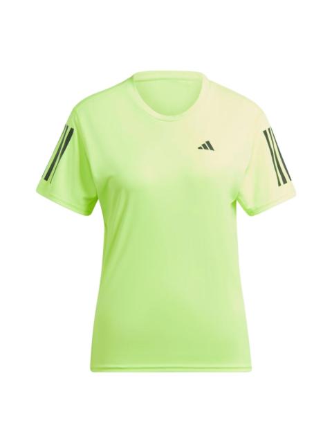adidas (WMNS) adidas Own the Run Tee 'Lucid Lemon' IL4133
