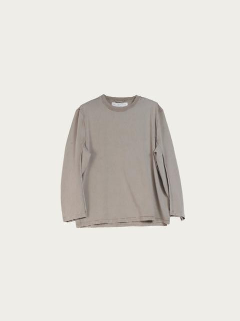 CAMIEL FORTGENS Big Tee LS - Taupe Heavy Jersey