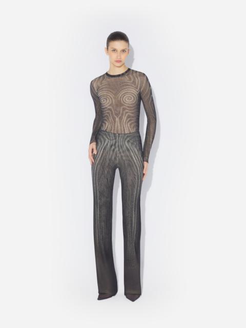 Jean Paul Gaultier THE BLACK “SPIRALE” PANTS