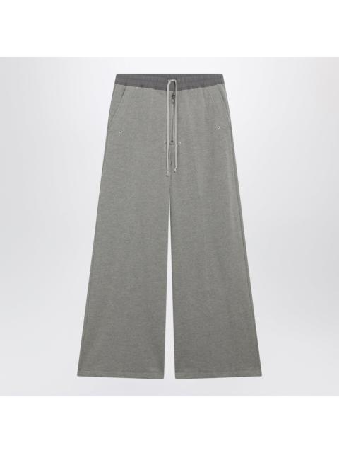 Rick Owens DRKSHDW Drkshdw Geth Belas Wide-Leg Drawstring Cotton-Blend Trousers In Grey Men