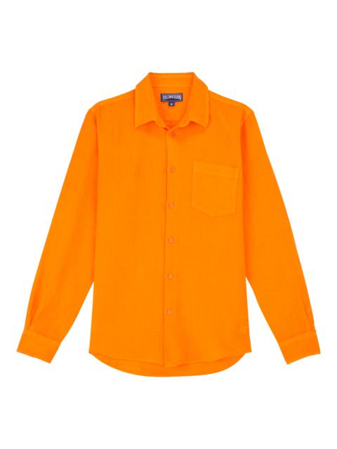 Vilebrequin Men Linen Shirt Solid