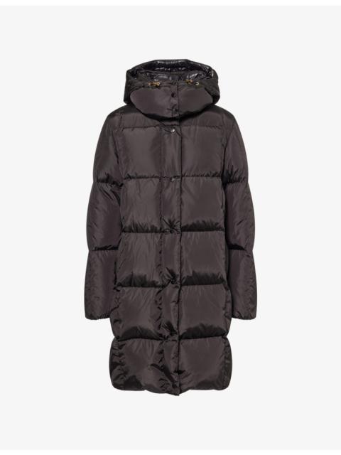 Moncler Litte Hooded Shell-Down Coat