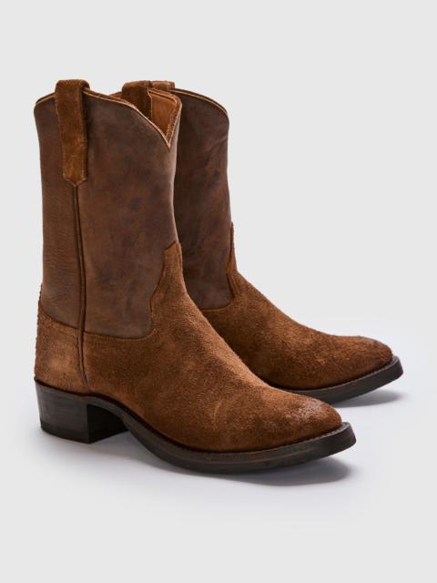 RRL by Ralph Lauren Walker Boot in Brown Roughout