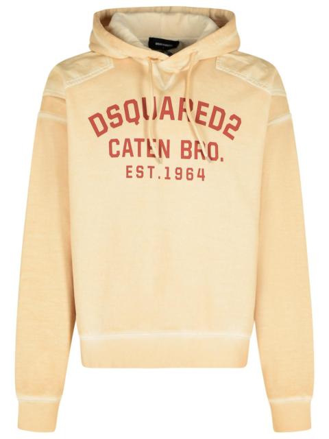 DSQUARED2 Dsquared2 CIPRO Sand Cotton Sweatshirt Beige