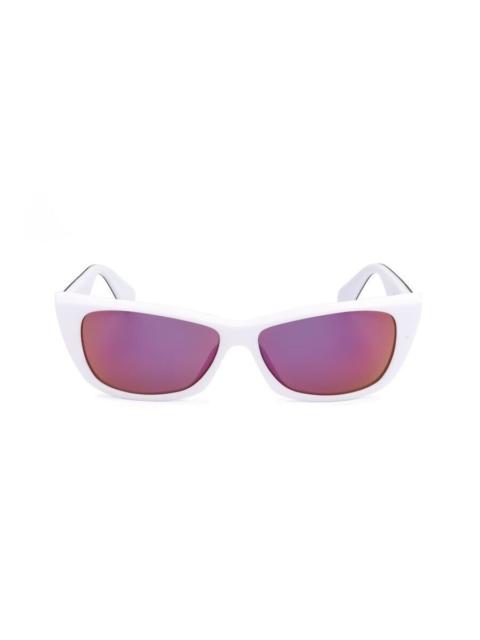 adidas Adidas Ladies White Cat Eye Sunglasses OR0027-56X-2
