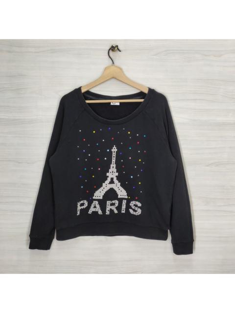 Other Designers Designer × Vintage - Cubus As Paris Pullover Vintage Eiffel Tower Sweatshirt