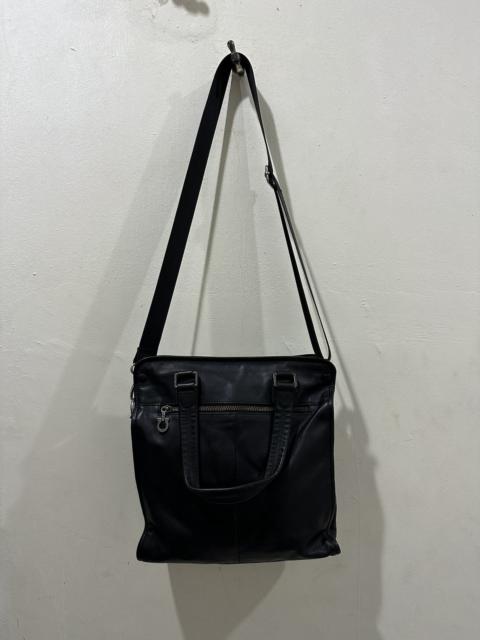 Other Designers Genuine Leather - VTG Salvatore Ferragamo Messenger+Sling Bag