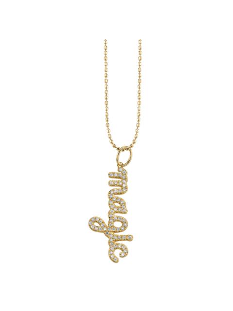 SYDNEY EVAN Magic Script Necklace