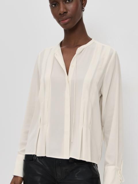 rag & bone Arden Pleated Blouse