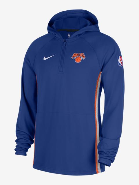 Nike New York Knicks Zoned Men's Nike Dri-FIT NBA 1/4-Zip Hoodie