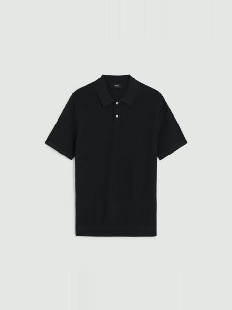 Theory Goris Polo Shirt in Light Bilen