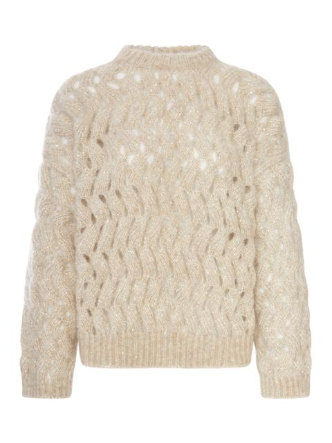 Brunello Cucinelli Brunello Cucinelli Women Dazzling Zigzag Cable Sweater