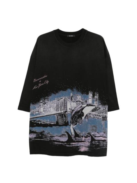 WILLY CHAVARRIA Free Willy Buffalo T-shirtLO