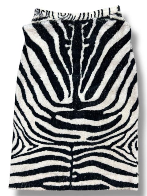 Vintage Agnes B. Zebra Pattern Skirt